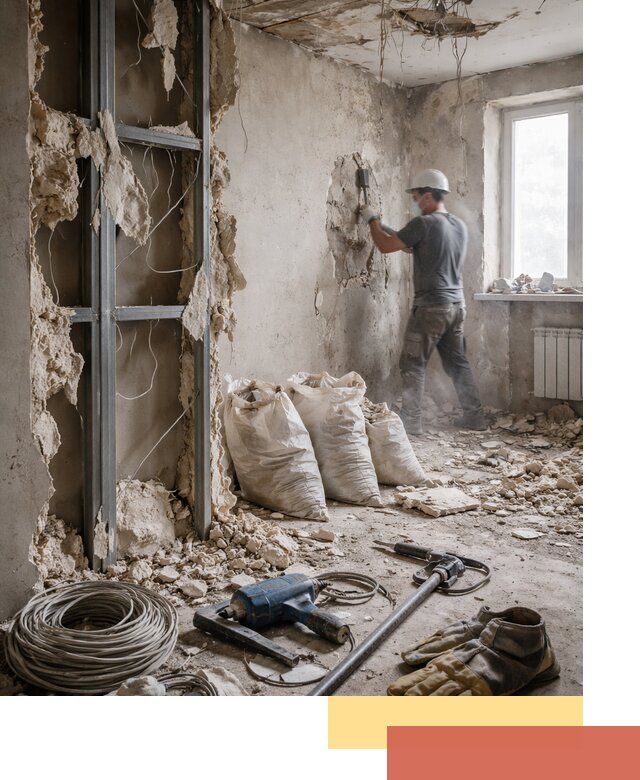 Профессиональный демонтаж зданий и конструкций в Кушве