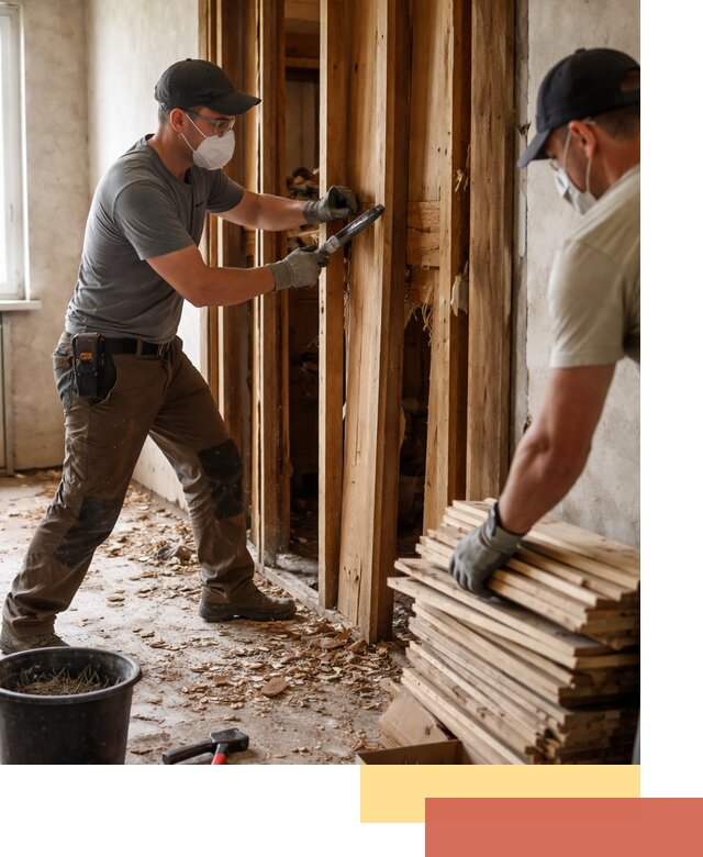 Демонтаж деревянных перегородок в Кушве быстро и аккуратно