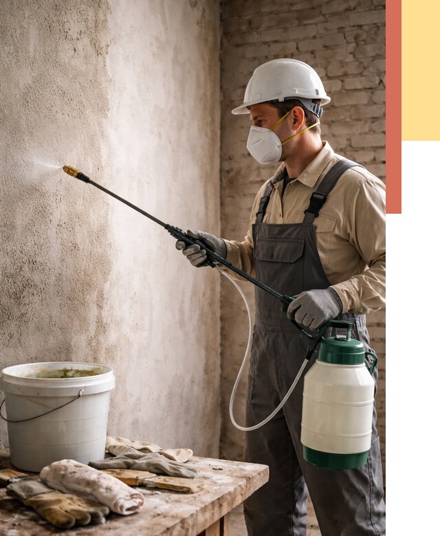 Антисептическая обработка стен в Кушве от 1232 руб. — быстро и недорого | ОТДЕЛОЧНИК-Кшв