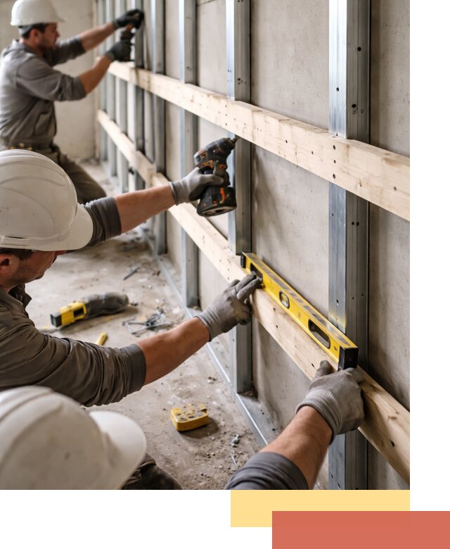 Устройство обрешетки под панели в Кушве