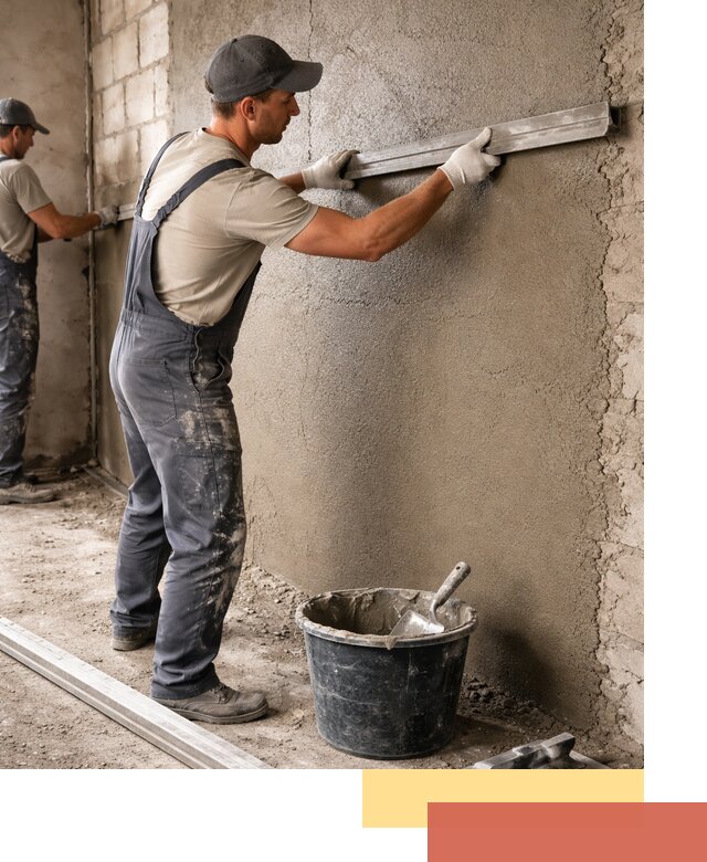 Штукатурка стен цементно-песчаная в Кушве профессионально