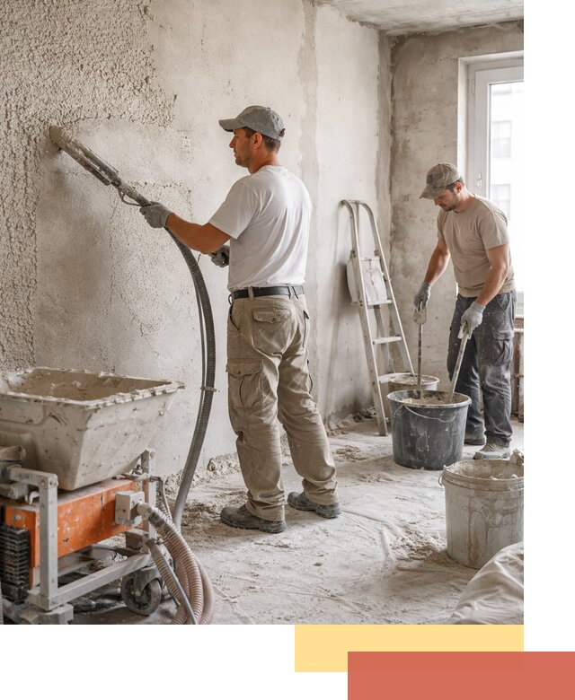 Машинная штукатурка стен в Кушве — быстро и качественно