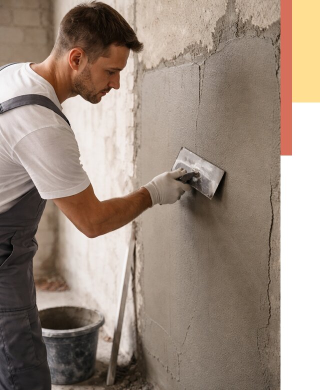 Штукатурка стен под плитку в Кушве от 4311 руб./м2 — выравнивание под плитку | ОТДЕЛОЧНИК-Кшв