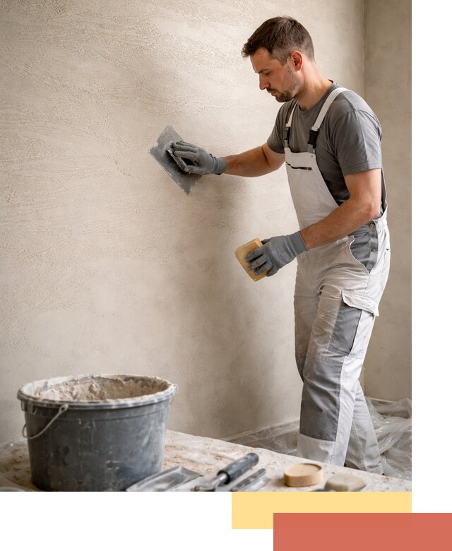 Декоративная штукатурка травертин в Кушве для стен и потолков