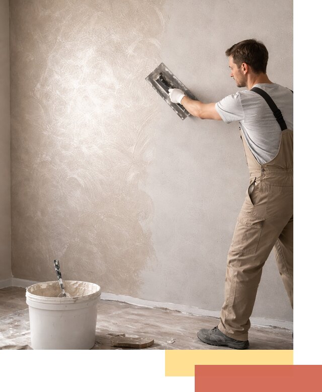 Декоративная штукатурка «Мокрый шелк» под ключ в Кушве