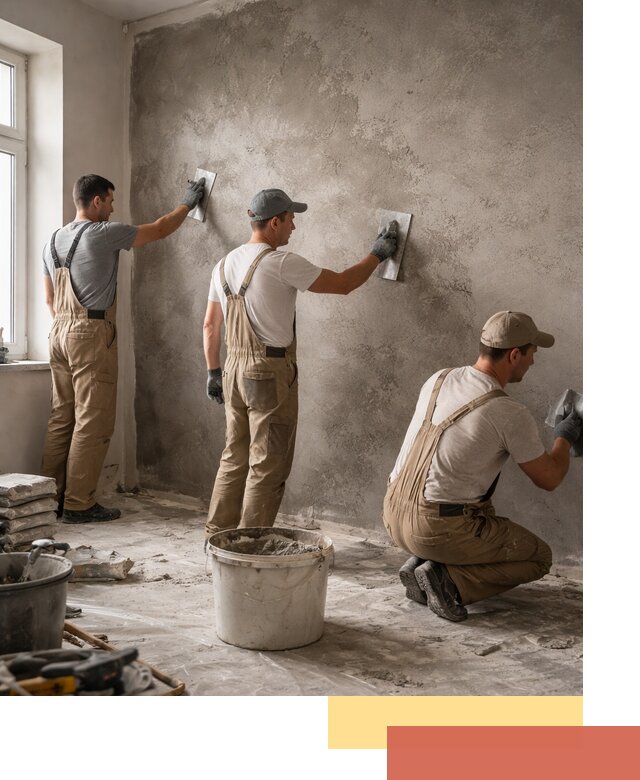 Декоративная штукатурка под бетон в Кушве для стен и потолков