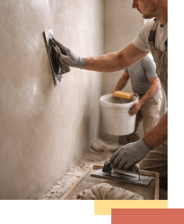 Нанесение марокканской штукатурки таделакт в Кушве