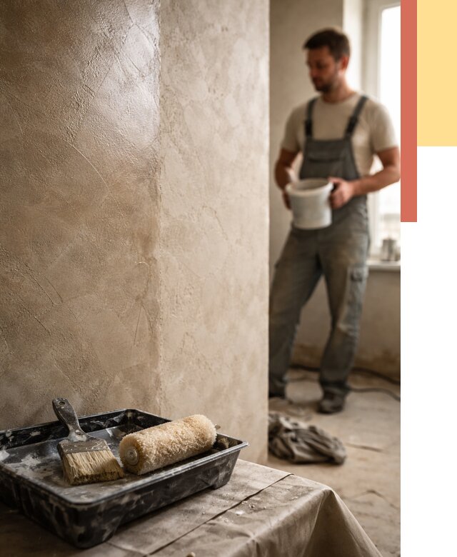 Нанесение воска на штукатурку в Кушве от 3593 руб. | Услуги ОТДЕЛОЧНИК-Кшв