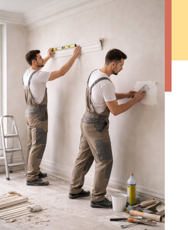 Монтаж лепнины на стены в Кушве от 4619 руб. — недорого, быстро | ОТДЕЛОЧНИК-Кшв