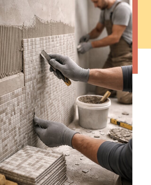 Облицовка стен мозаикой в Кушве от 3285 руб/м2 — укладка мозаики на стены | ОТДЕЛОЧНИК-Кшв