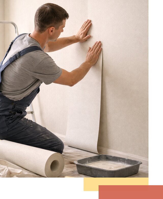 Поклейка флизелиновых обоев в Кушве качественно и быстро