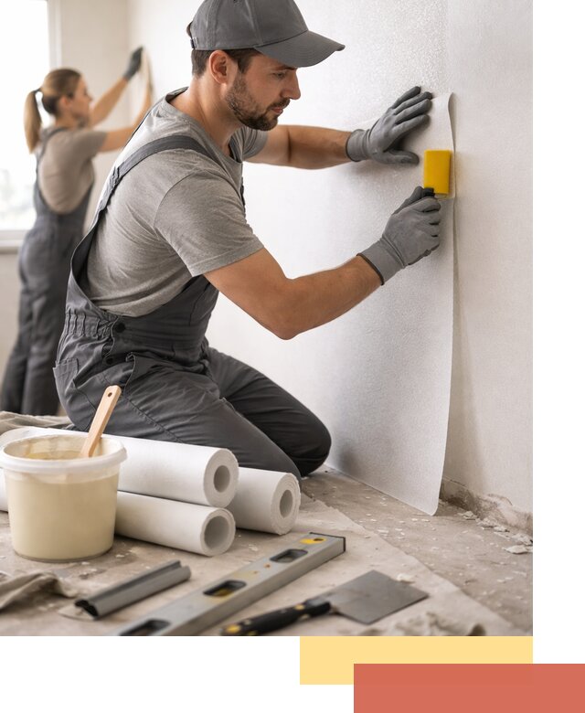 Поклейка стеклообоев профессионально в Кушве