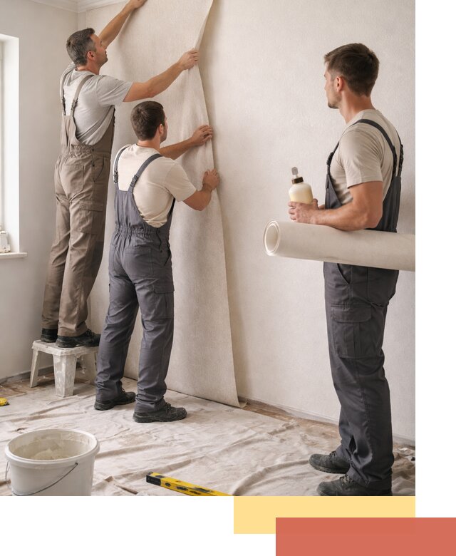 Оклейка стен обоями в Кушве — качественно и профессионально