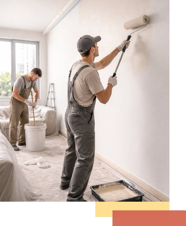 Покраска стен в офисе в Кушве — быстрый и качественный ремонт