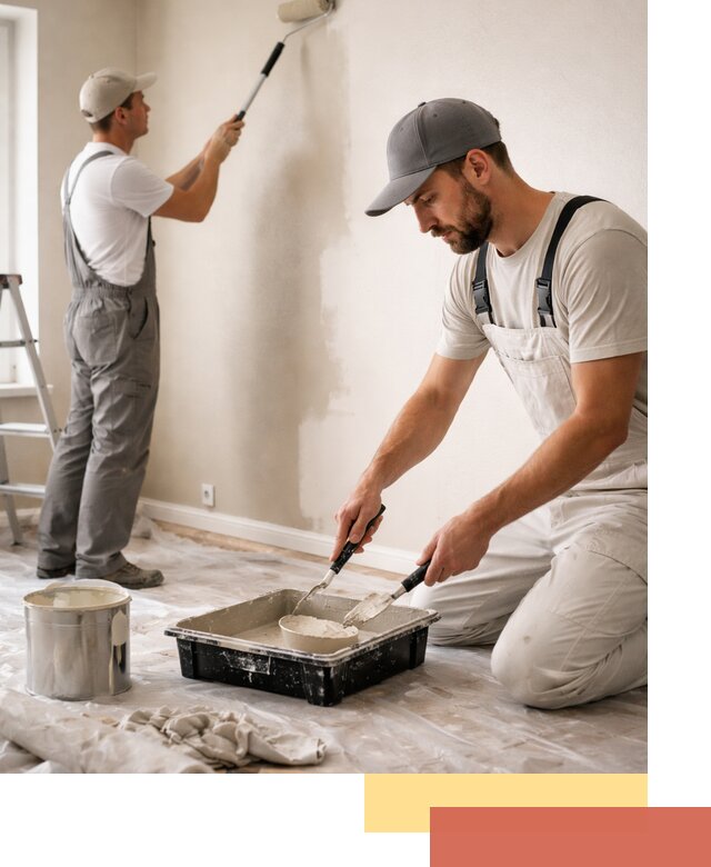 Покраска стен в квартире в Кушве — профессионально и аккуратно