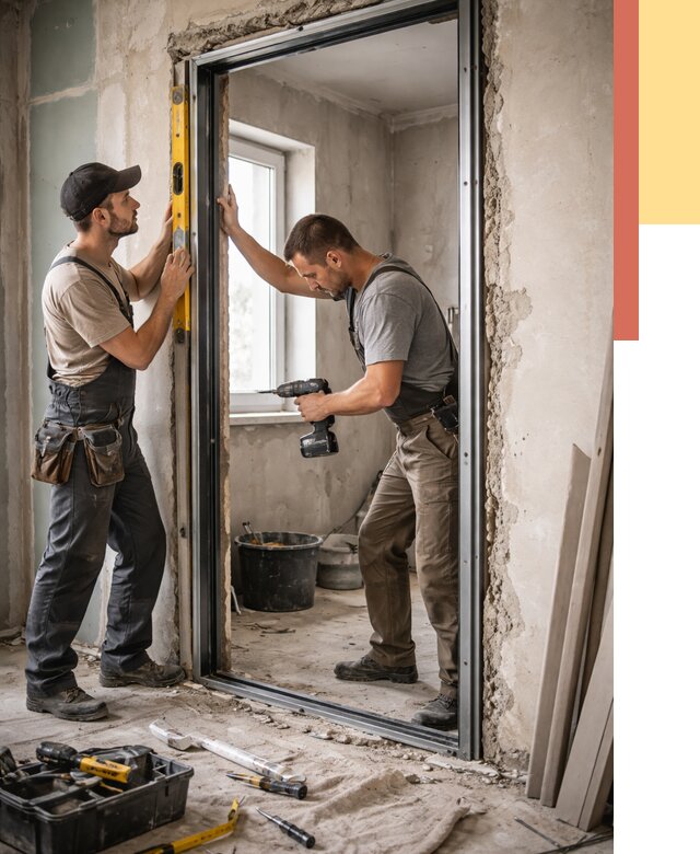 Закладка дверного проема в Кушве от 3593 руб. — быстро и недорого | ОТДЕЛОЧНИК-Кшв