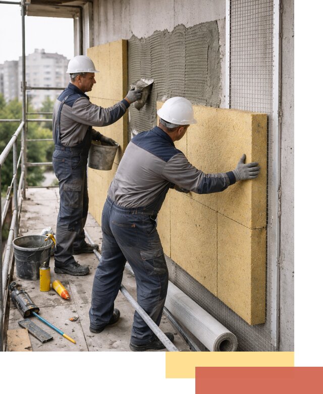 Утепление стен зданий и домов в Кушве качественно и надежно