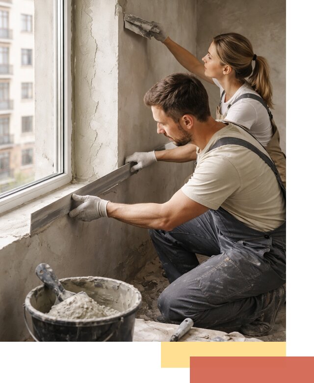 Штукатурка откосов дверей и окон профессионально в Кушве