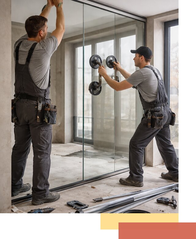 Цельностеклянные перегородки под ключ в Кушве