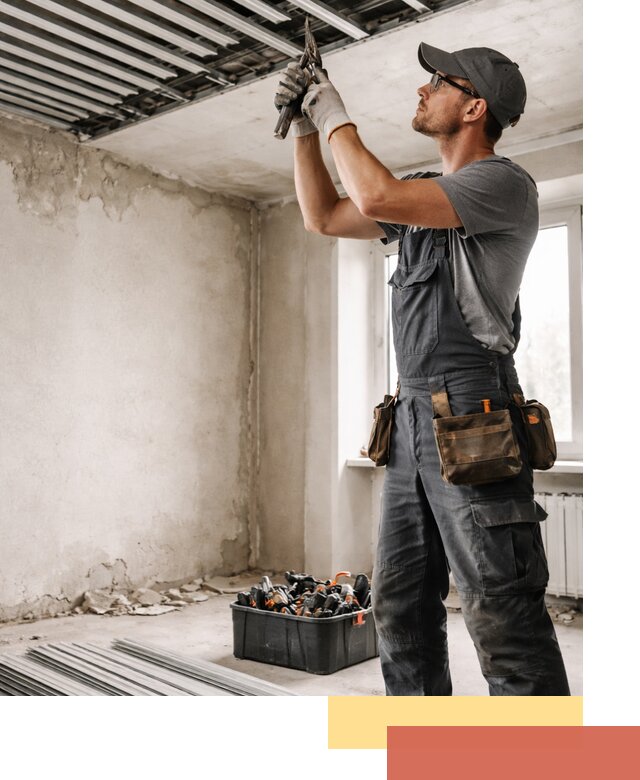 Демонтаж реечного потолка в Кушве быстро и аккуратно