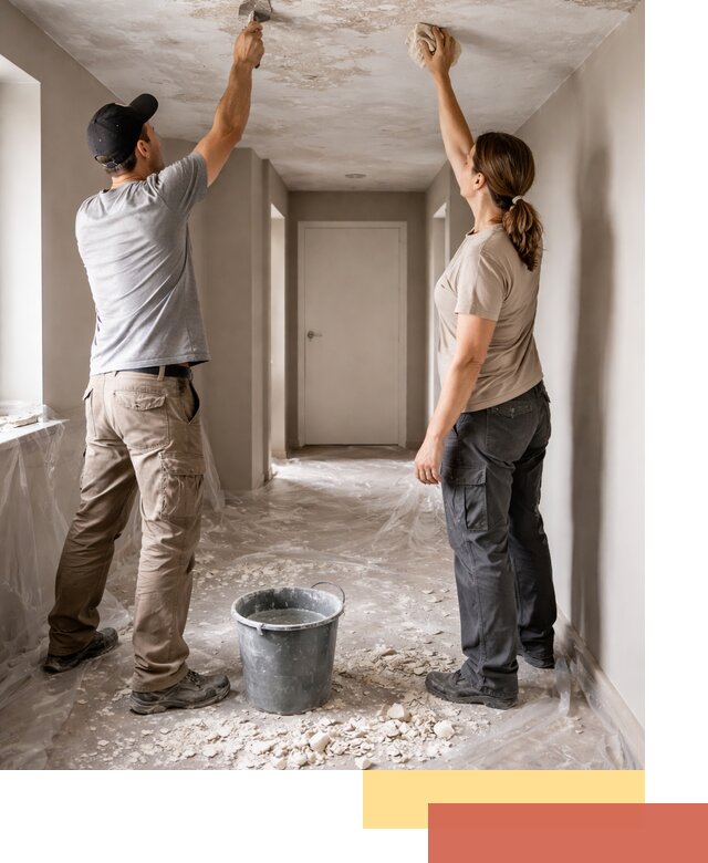 Удаление побелки с потолка в Кушве — быстро и аккуратно