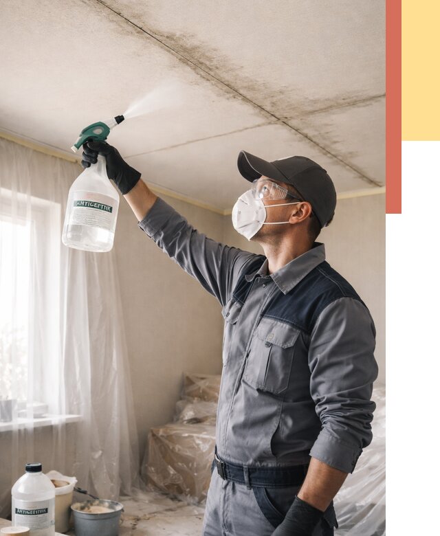 Антисептическая обработка потолка в Кушве от 2566 руб. | ОТДЕЛОЧНИК-Кшв