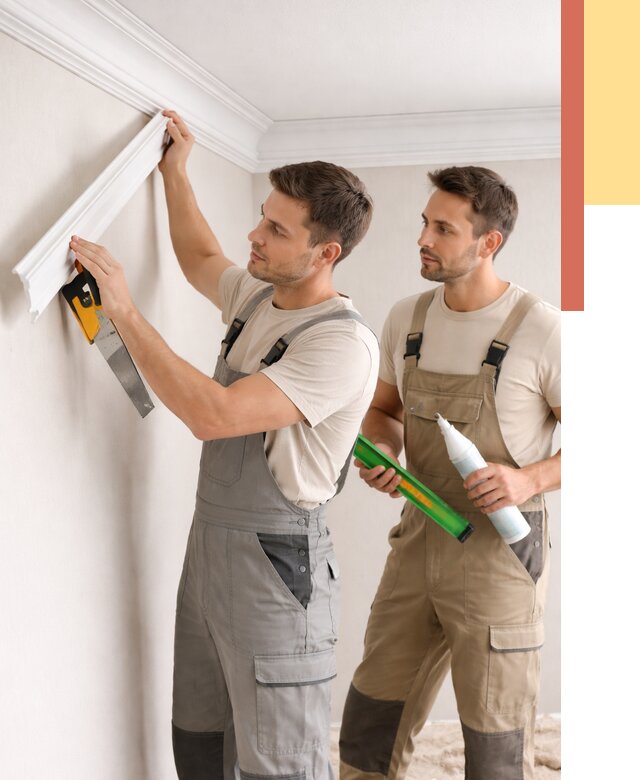 Монтаж потолочного плинтуса в Кушве от 2361 руб. — быстро и недорого | ОТДЕЛОЧНИК-Кшв