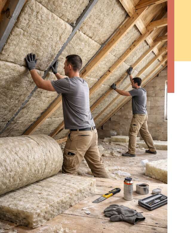 Утепление потолка минватой в Кушве от 1488 руб. — быстро и недорого | ОТДЕЛОЧНИК-Кшв