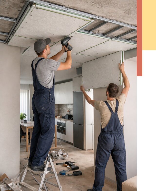 Шумоизоляция потолка панелями зипс в Кушве от 1899 руб. под ключ | ОТДЕЛОЧНИК-Кшв